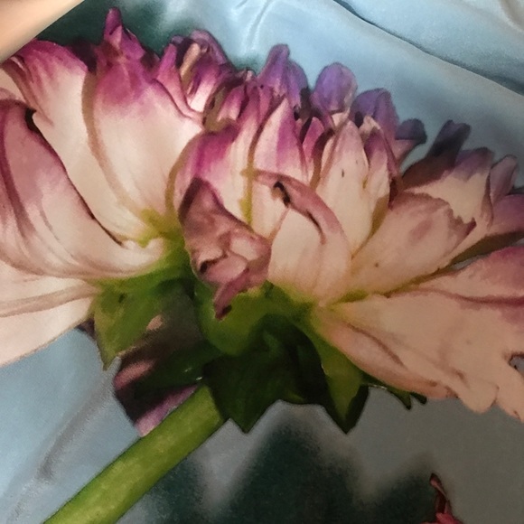 Anthropologie NWT Hi-Low Floral Silk Dress 2 - Picture 3 of 5